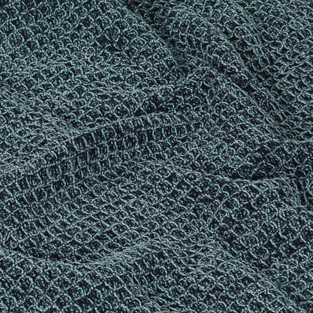 vidaXL Throw Cotton 125x150 cm Indigo Blue