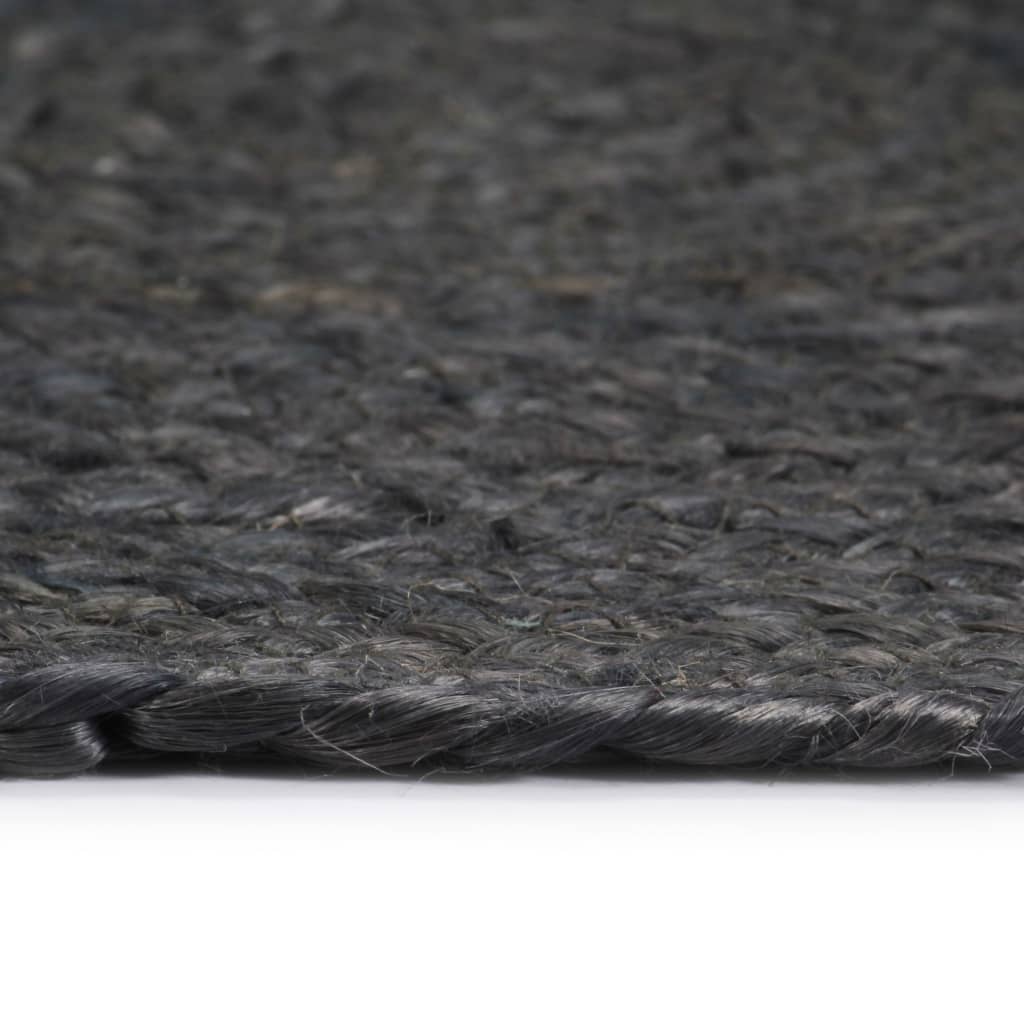 vidaXL Placemat | Set of 6 | Dark Grey | Jute | Medium | Non-slip | Placemat