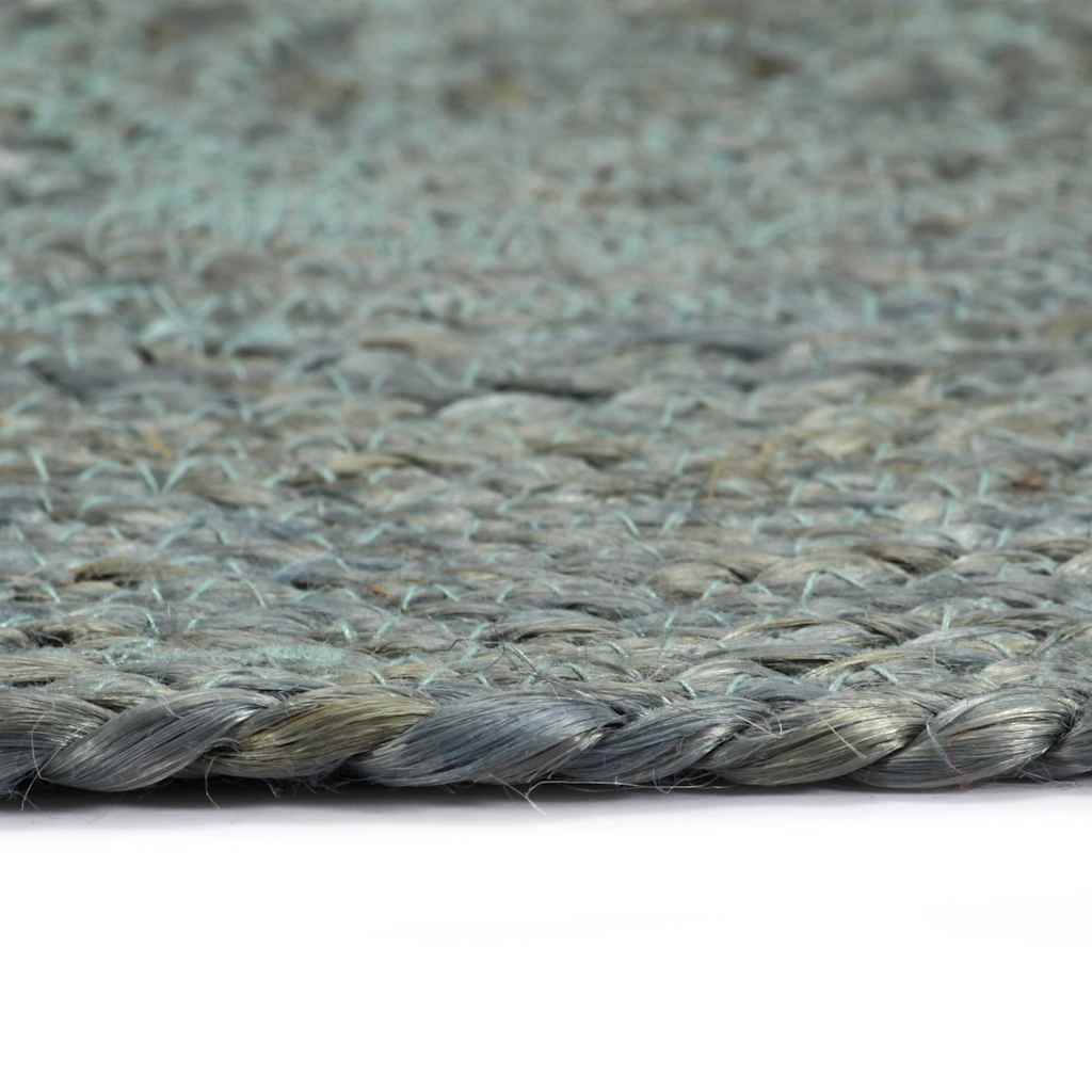 133840 vidaXL Placemats 4 pcs Plain Olive Green 38 cm Round Jute