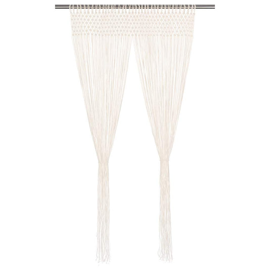 133874 vidaXL Macrame Curtain 140x240 cm Cotton