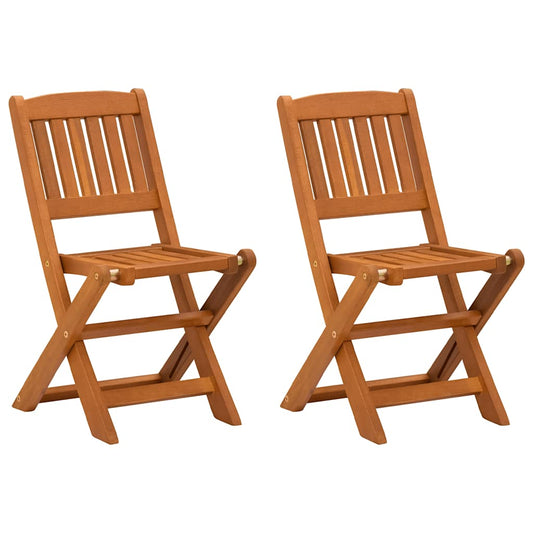 vidaXL Dining Set | Natural wood | Solid eucalyptus wood | Children's size