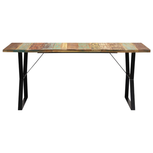 247946 vidaXL Dining Table 180x90x76 cm Solid Reclaimed Wood