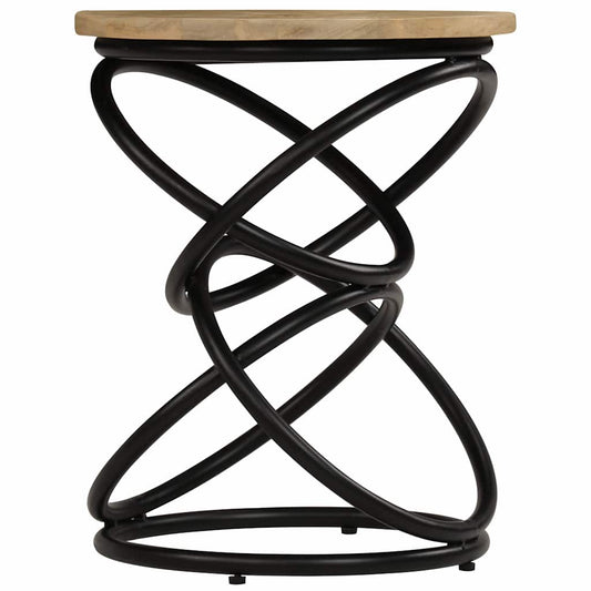 247320 vidaXL End Table Solid Mango Wood 40x50 cm