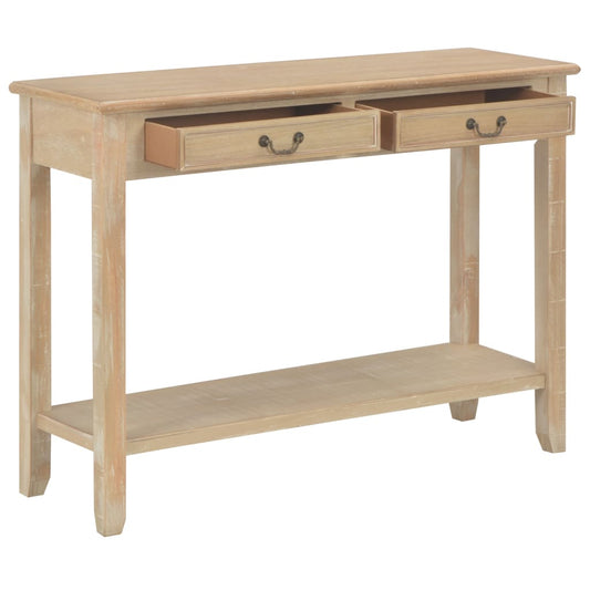 vidaXL Console Table 110x35x80 cm Wood