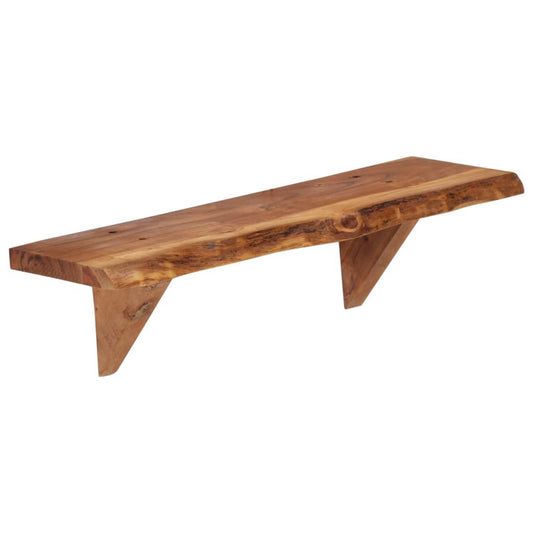 247927 vidaXL Wall Shelves 2 pcs 60x20x18 cm Solid Acacia Wood