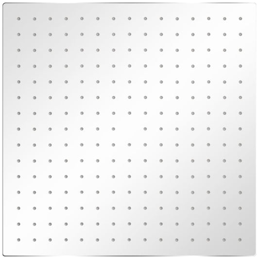 vidaXL Rain Shower Head 2 pcs Stainless Steel 40x40 cm