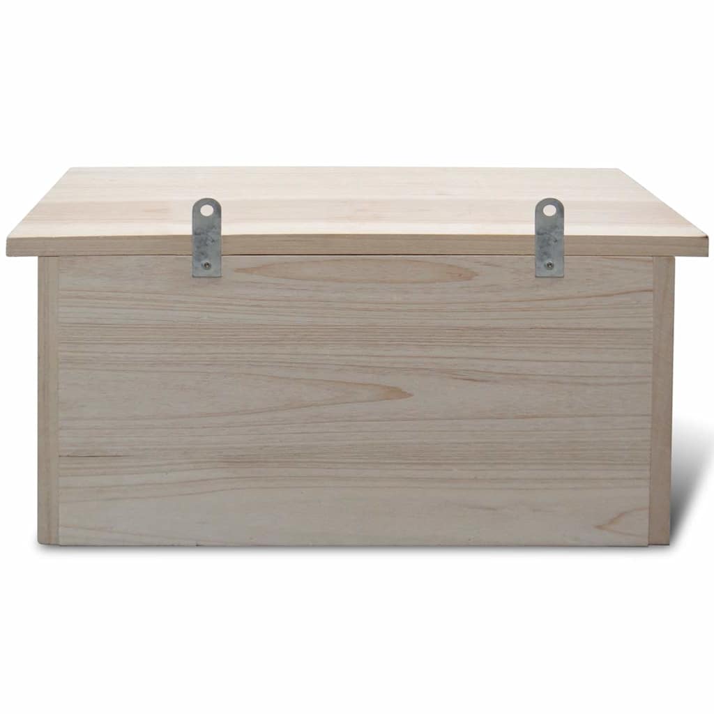 vidaXL Sparrow Houses 2 pcs Wood 44x15,5x21,5 cm