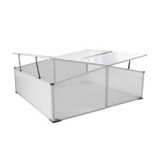 40214 vidaXL Cold Frame 4 Lids 108x110x41 cm