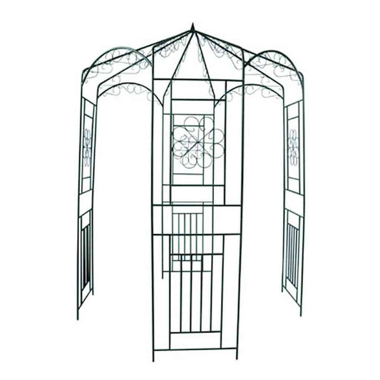 40269 vidaXL Garden Arch 250 cm Dark Green