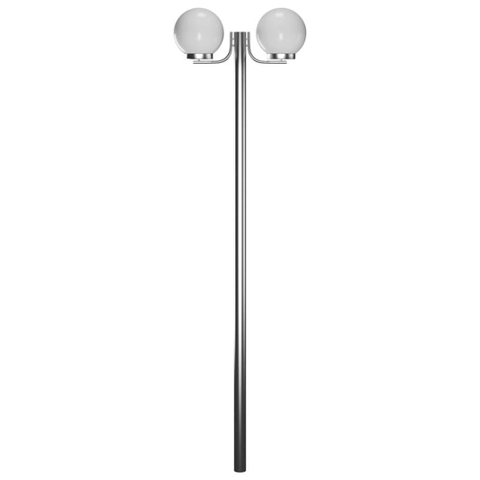 40390 vidaXL Garden Lamp Post 2 Lamps 220 cm