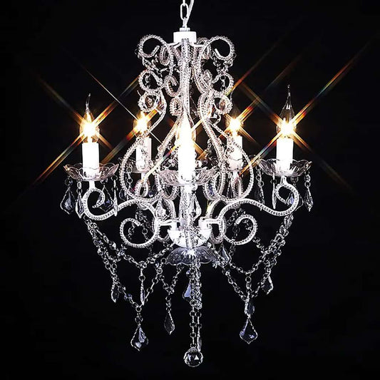 60336 vidaXL Chandelier with 2800 Crystals E14