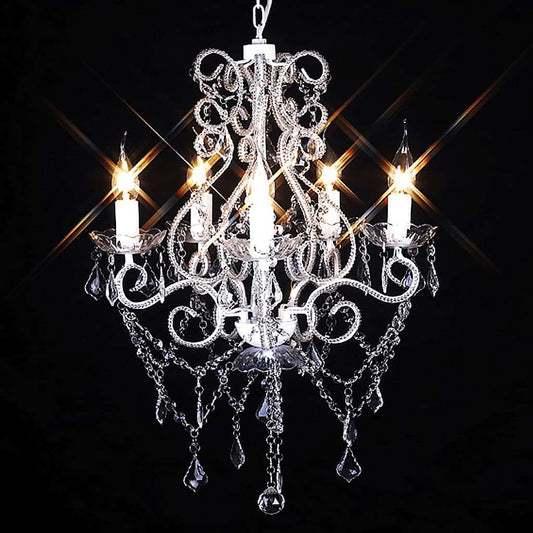 vidaXL Chandelier with 2800 Crystals E14