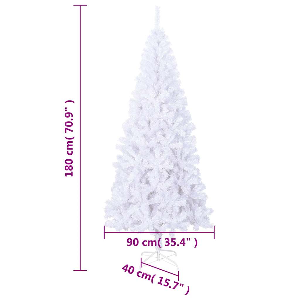 vidaXL Artificial Christmas Tree with Stand 180 cm 620 Branches