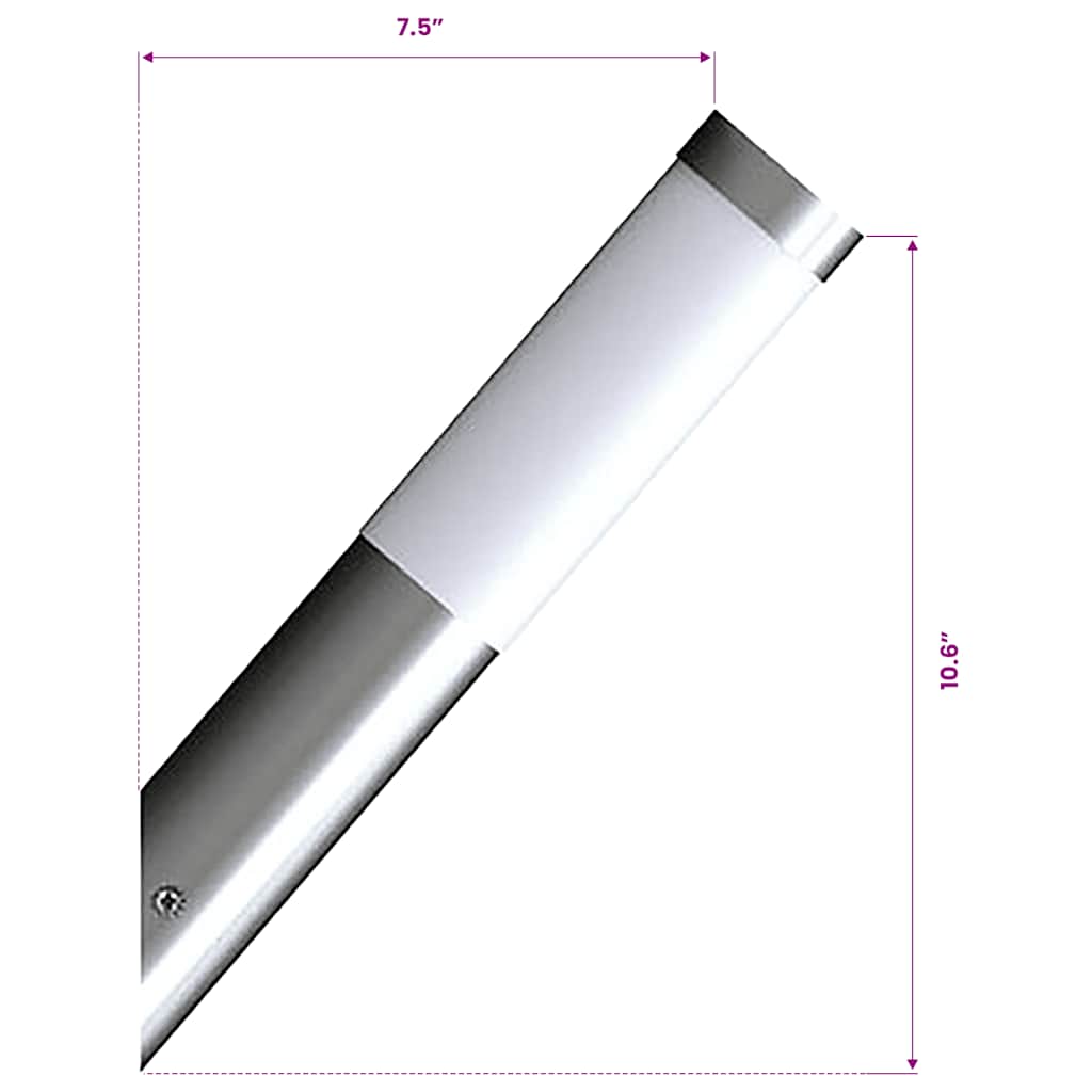 vidaXL Outdoor Wall Lights 2 pcs Stainless Steel