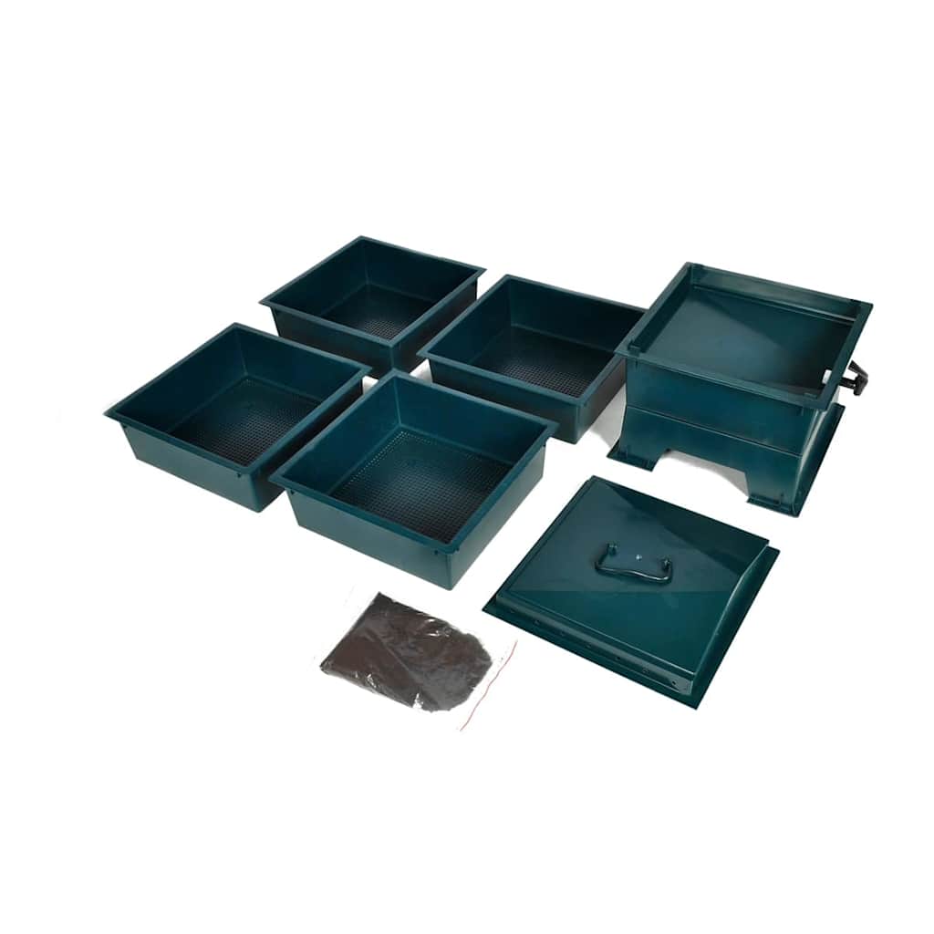 vidaXL 4-Tray Worm Factory 42x42x60 cm