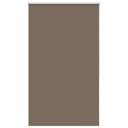 vidaXL Roller blind blackout 84,4x175 cm Fabric Width 80 cm coffee