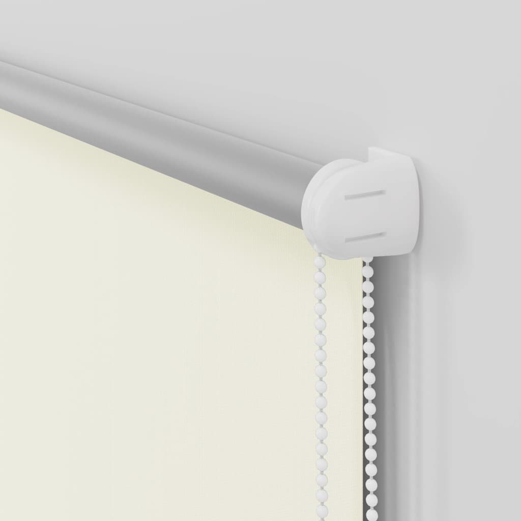vidaXL Roller blind blackout 104.4x175 cm Fabric Width 100 cm off white