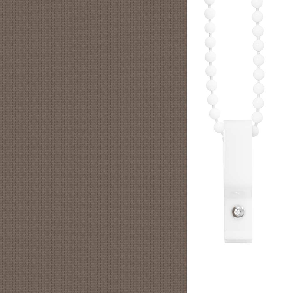 vidaXL Roller blind blackout 144.4x175 cm Fabric Width 140 cm coffee