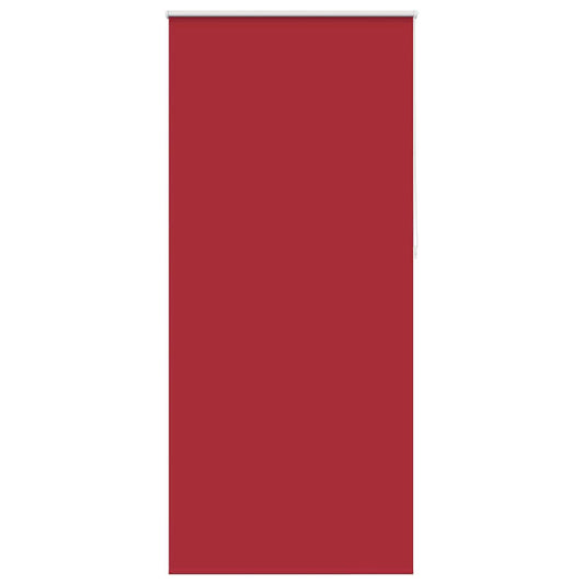 vidaXL Roller blind blackout 84.4x230 cm Fabric Width 80 cm red