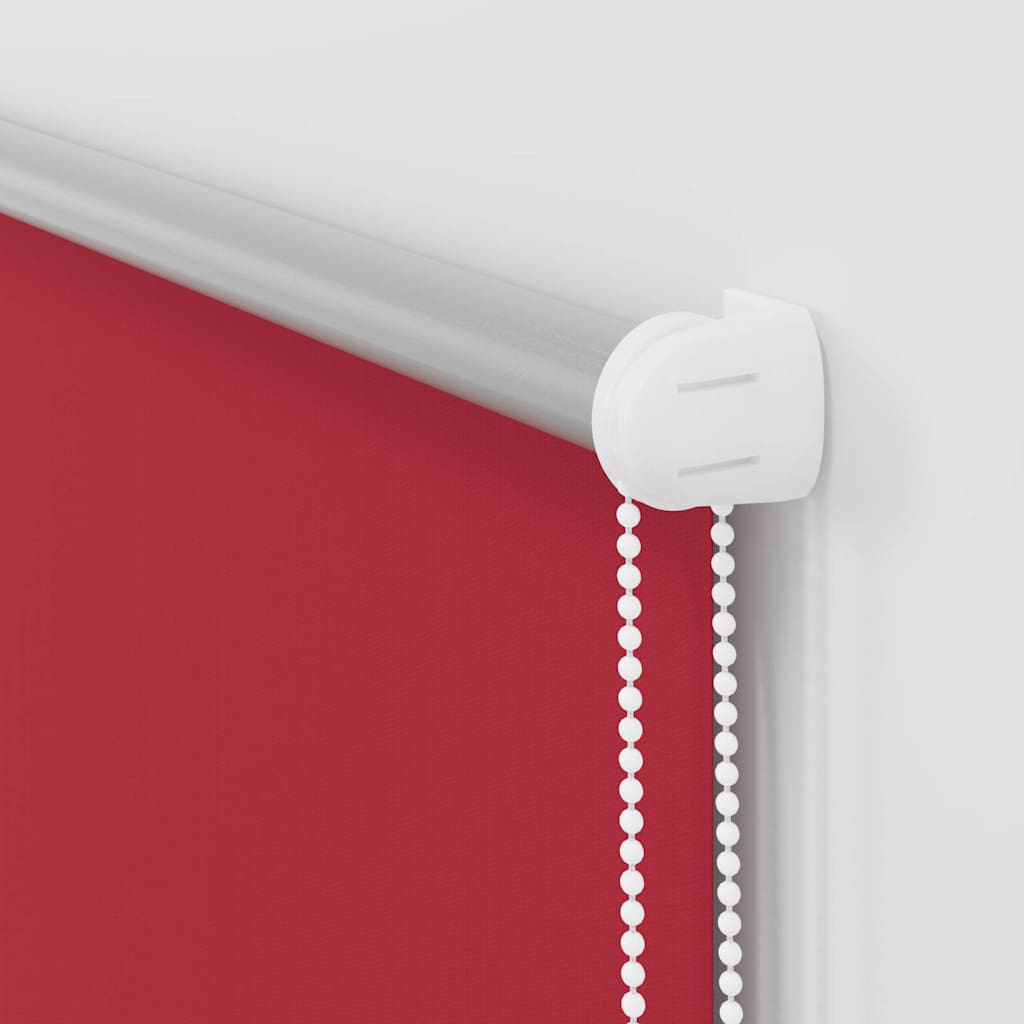 vidaXL Roller blind blackout 84.4x230 cm Fabric Width 80 cm red