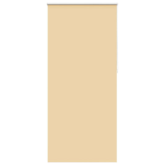 vidaXL Roller blind blackout 104,4x230 cm Fabric Width 100 cm beige