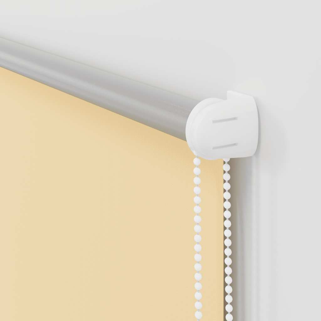 vidaXL Roller blind blackout 124.4x230 cm Fabric Width 120 cm beige