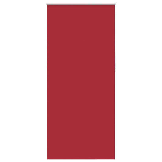 vidaXL Roller blind blackout 124.4x230 cm Fabric Width 120 cm red
