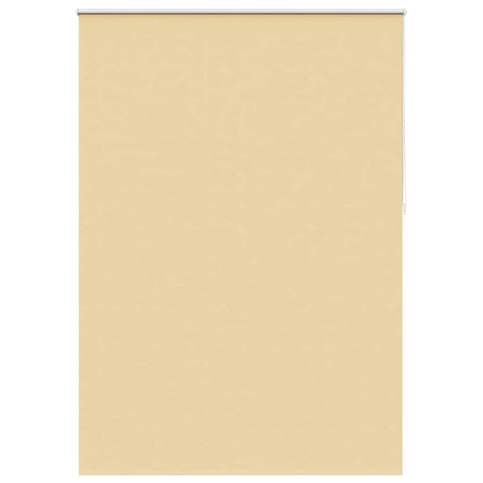 vidaXL Roller blind blackout 164.4x230 cm Fabric Width 160 cm beige