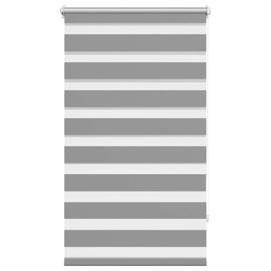vidaXL Zebra blind 70.9x120 cm Fabric Width 66.7 cm grey
