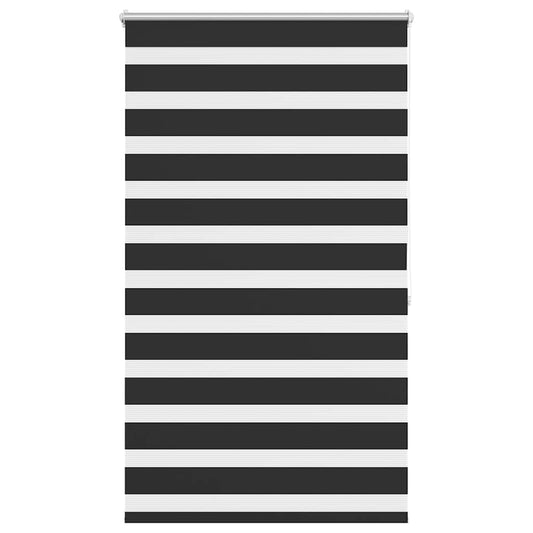 vidaXL Zebra blind 100.9x175 cm Fabric Width 96.7 cm black