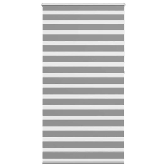 vidaXL Zebra blind 120.9x230 cm Fabric Width 116.7 cm grey
