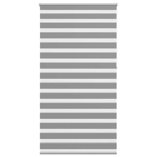 vidaXL Zebra blind 120,9x230 cm Fabric Width 116,7 cm grey