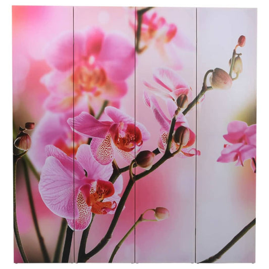vidaXL Folding Room Divider 160x170 cm Flower