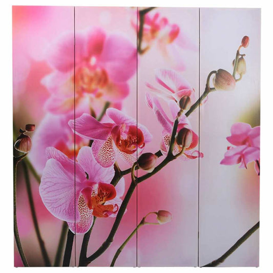 240477 vidaXL Folding Room Divider 160x170 cm Flower