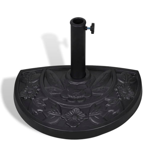 40820 Resin Half Round Parasol Base