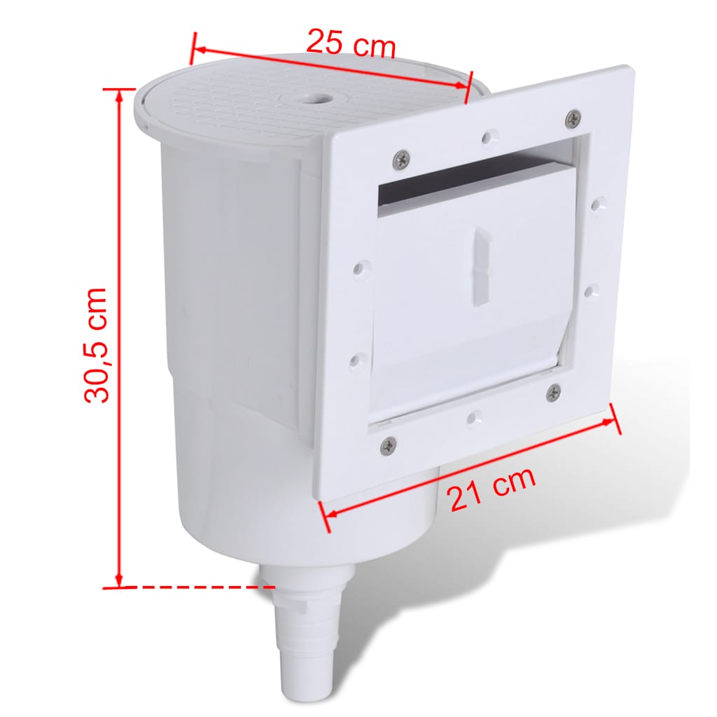 90399 vidaXL 8 Piece Pool Skimmer Set 21x25x30,5 cm
