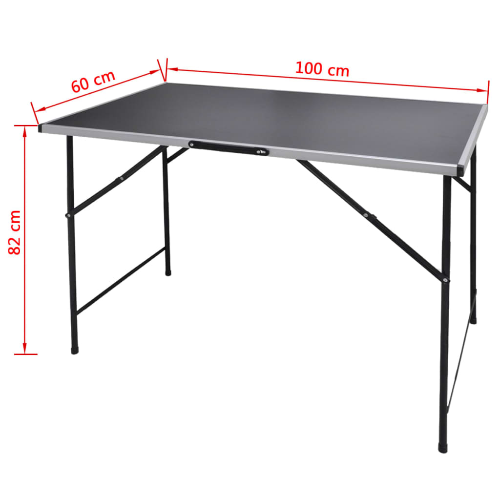 vidaXL Pasting Tables 3 pcs Foldable