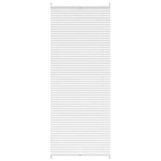Plisse Blind 70x200cm White Pleated Blind