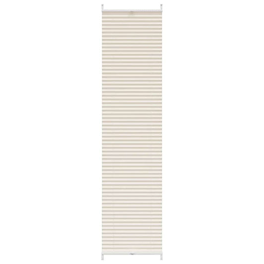 vidaXL Plisse Blind 40x200cm Creme