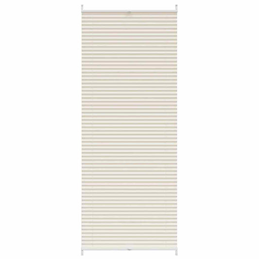 vidaXL Plisse Blind 70x200cm Creme