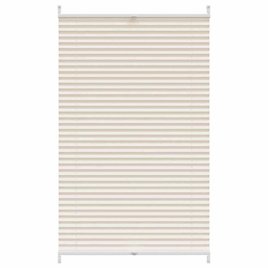 vidaXL Plisse Blind 90x100cm Creme
