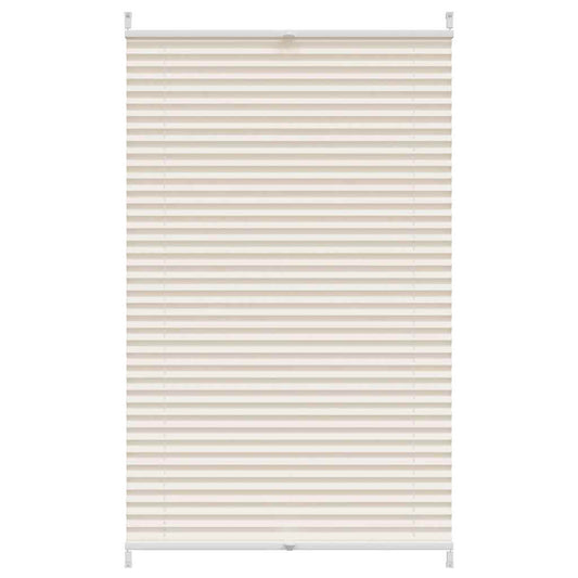 vidaXL Plisse Blind 90x125cm Creme