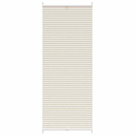 vidaXL Plisse Blind 90x200cm Creme