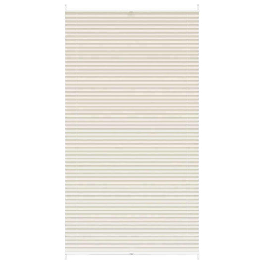 vidaXL Plisse Blind 100x200cm Cream