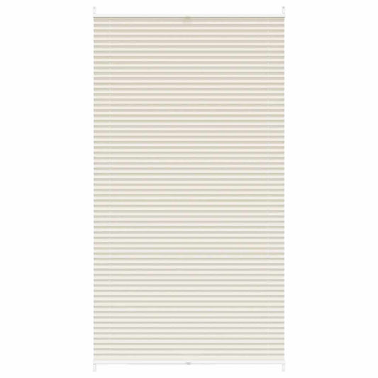 vidaXL Plisse Blind 100x200cm Cream