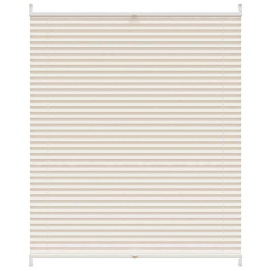 vidaXL Plisse Blind 110x100cm Cream