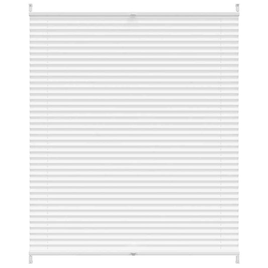 vidaXL Plisse Blind 110x150cm White Pleated Blind