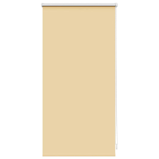 vidaXL Roller Blind Blackout 44,4x100 cm Fabric Width 40 cm Beige