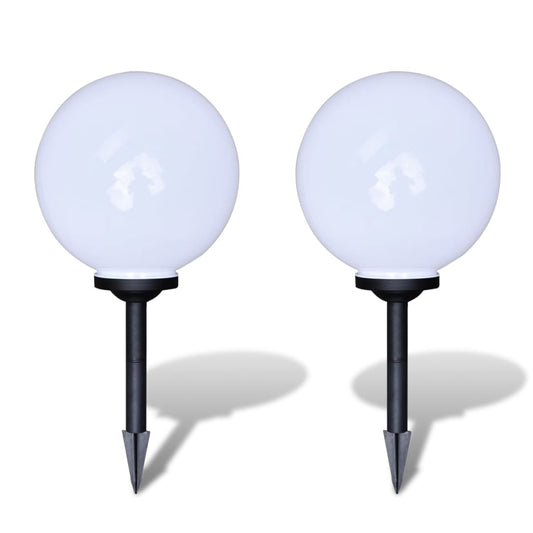 40865 vidaXL Outdoor Pathway Lamps 2 pcs LED 30 cm with Ground Spike