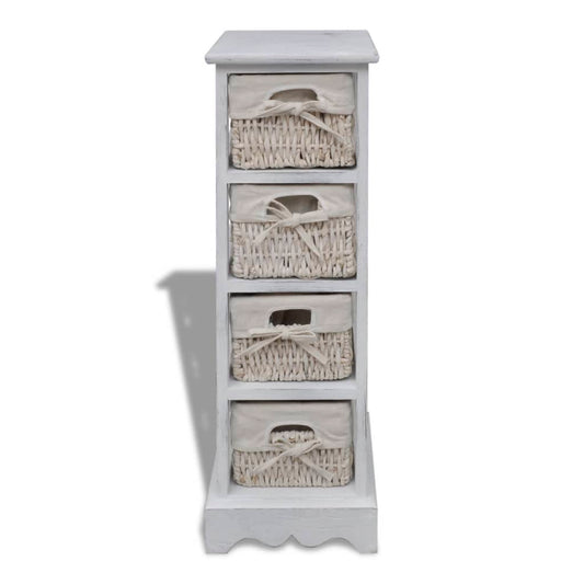 vidaXL Storage Rack | White